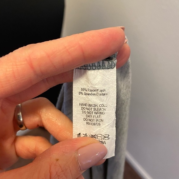 2 FOR $20 Julie Billiart Oversized Camo Tee T Shirt V Neck Cotton Choker Neck M - Picture 6 of 7